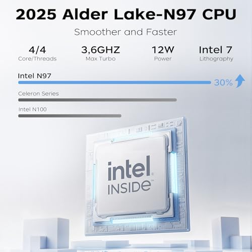 ACEMAGIC Laptop Computer 16 Zoll - Quad-Core Alder Lake N-97 Prozessor bis zu 3.6GHz (Beat N5095) Notebook Computer, 16GB Ram DDR4 512GB SSD PC Laptops mit FHD Display, 2.4G/5G WiFi, BT5.0, HDMI – Bild 4