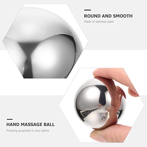 ARTIBETTER Esfera de Estresse para As Mãos da Artrite 2 Pcs Metal Massage Balls de Aço Inoxidável Bo
