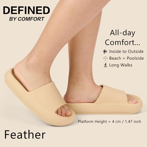 Cloud Slides for Women Pillow Sandals Extremely Soft Indoor and Outdoor Slippers Ultra Thick Sole2