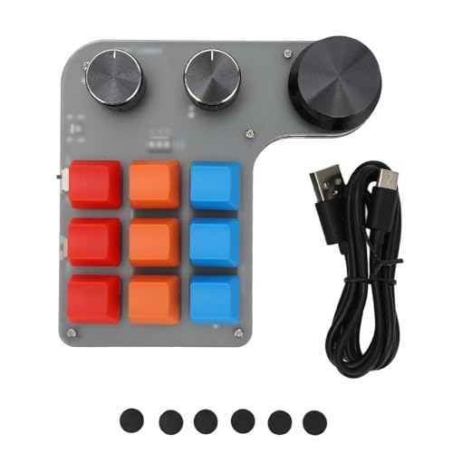Clavier programmable à 9 touches et 3 boutons USB Bluetooth mécanique macro - 6