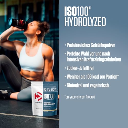 Dymatize ISO 100 Hydrolyzed Gourmet Vanilla 570g - Hydrolysat de Protéines de Whey + Poudre d'Isolat – Image 5