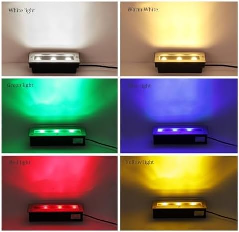 IP66 Waterproof LED Underground Lights - AC85-110V Linear In-Ground Strip Light for Pathway, Driveway, Deck, Step, Garden & Fence Lighting, Outdoor Landscape Fixture