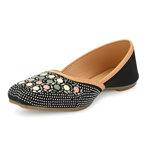 Image of Flavia Womens Flv07 Ballet Flat | Ethnic Shoes | Wedding Footwear | Fashionably Stylish for Everyday wear