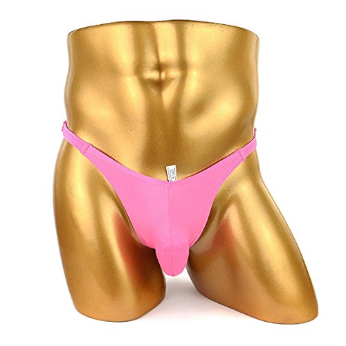WenMei Mens Fashion Sexy Hollow Out Double Low Brief Thong G-String Bikinis Underwear2