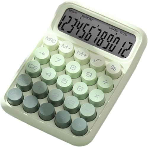 電卓 メカニカルキーボード卓上 オフィスサイエンス 日常の基本的なオフィス メカニカルキーボード 金融オフィス (グリーン)