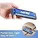 East top Blues Harmonica, Diatonic Harmonica Key of C 10 Holes 20 Tones Mouth Organ harmonica For Adults, Beginners, Professionals and Students as gift (Blue)