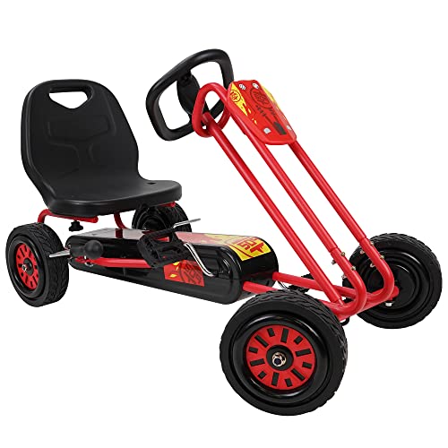 509 Crew Rocket Pedal-Gokart – rot| Tretauto | Aufsitzspielzeug für Jungen & Mädchen mit ergonomisch verstellbarem Sitz & präziser Handhabung, Gummiräder, mit Handbremse, ab 4 Jahren 509 Crew Rocket Pedal-Gokart – rot| Tretauto | Aufsitzspielzeug für Jungen & Mädchen mit ergonomisch verstellbarem Sitz & präziser Handhabung, Gummiräder, mit Handbremse, ab 4 Jahren