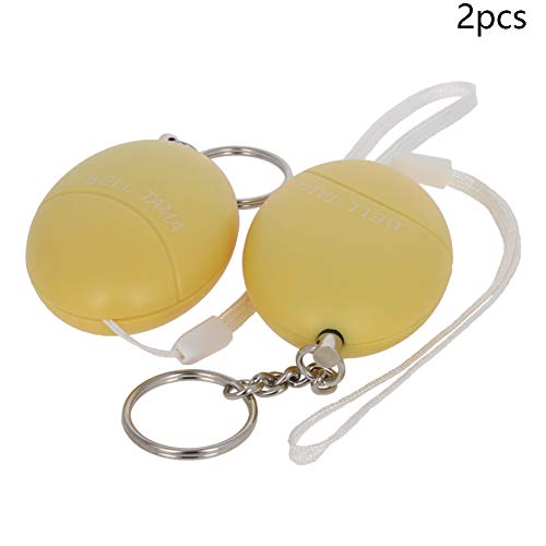 Image of Othmro 2 Pack 120DB Personal Alarm, Yellow, Keychain, Emergency Safety Alarm for Women, Men, Children, Elderly