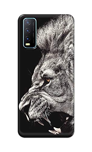 Image of Roaring Lion Hard Back Case Cover for Vivo Y20 / Vivo Y20i / Y20s / Y20G / Vivo Y12s / Y20S (G) Back Cover -(J5) VNS2225