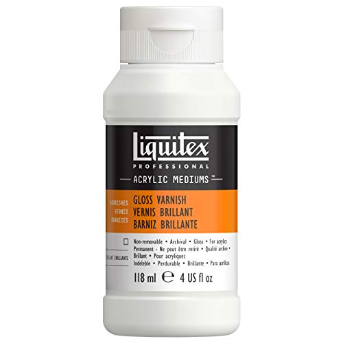 Liquitex Acrylmedium, Firnis, Glanz Firniss 118ml, Professional Firnis-118ml Flasche, 118