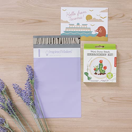 Image of Inspired Mailers - Poly Mailers 6x9 - 20 Pack - Lavender Purple Poly Mailers - Package Envelopes - 6x9 Poly Mailers Poly Bags - Packaging Bags - Poly Mailer 6x9