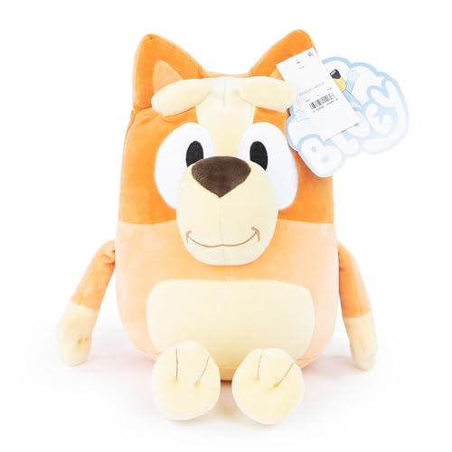 Image of Jay Franco Bluey Bingo 16 Inch Plush Pillow Buddy (Officially Licensed) | Super Soft Cuddly Stuffed Animal, Polyester Microfiber, Non-Toxic, Kids Gift for Bedtime & Travel, Cuddle Pillow