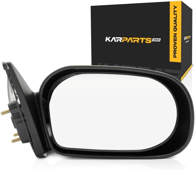 For Toyota Tercel 1995 96 97 98 1999 Door Mirror Passenger Side | Manual | Textured | Replacement For TO1321169 | 615343530956, 723650610480