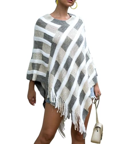 Chic Cardigan Bohemian Poncho | Soft and Comfortable Lightweight Cardigan Poncho | Cute and Stylish Shawl