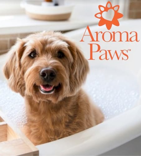 Aroma Paws Dog Shampoo – Sensitive Skin Conditioner Formula, Oatmeal Free Skin Soother, Organic Olive Oil,13.5 Ounce,511