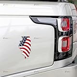 Illinois Magnetaufkleber mit amerikanischer Flagge, 2 Stück, reflektierend, 10,2 cm, für LKW-Tür, Kühlschrank, wiederverwendbar, wasserdicht