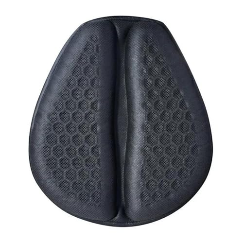 Cojín para asiento de motocicleta que alivia la presión del pasajero trasero con diseño universal
