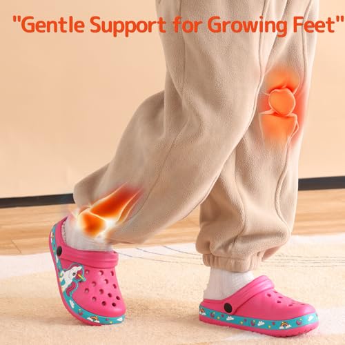 Image of Kids Clogs for Boys Girls Lightweight Slip-On Sandals Water Shoes Beach Pool Slippers for Toddler /Little Kid