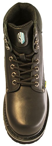 Cactus Men's 6" Black Full Grain Leather Oil-Resistant Outsole Boot4