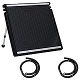 Color: Negro; Material: PE, aluminio; Dimensiones del panel: 75 x 75 x 50 cm (largo x ancho x alto)
