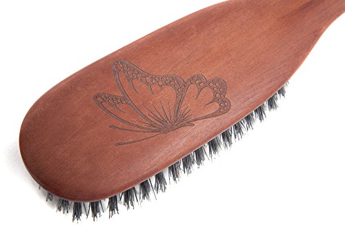 Made In Germany, 100% Pure Calcutta Boar Bristle Hair Brush, Promote Healthy Hair And Scalp, Natural Shine, Reduce Hair Loss, For Fine Or Medium Hair #TOP4