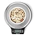 Amazon Basics Digital Kitchen Scale with LCD Display, Batteries Included, Weighs up to 11 pounds, Black and Stainless Steel