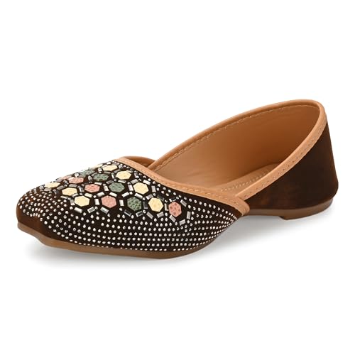 Image of Flavia Womens Flv07 Ballet Flat | Ethnic Shoes | Wedding Footwear | Fashionably Stylish for Everyday wear