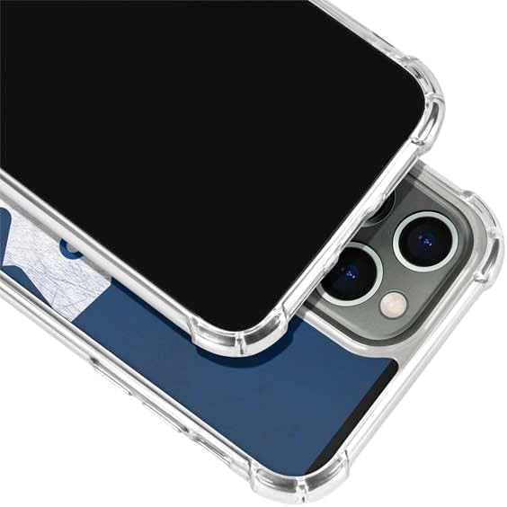 Skinit Clear Phone Case Compatible with iPhone 15 Pro Max - Officially Licensed NHL Toronto Maple Leafs Distressed Design