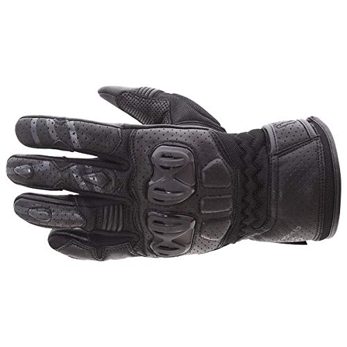 Frank Thomas Review Ce Leather Motorcycle Gloves Black
