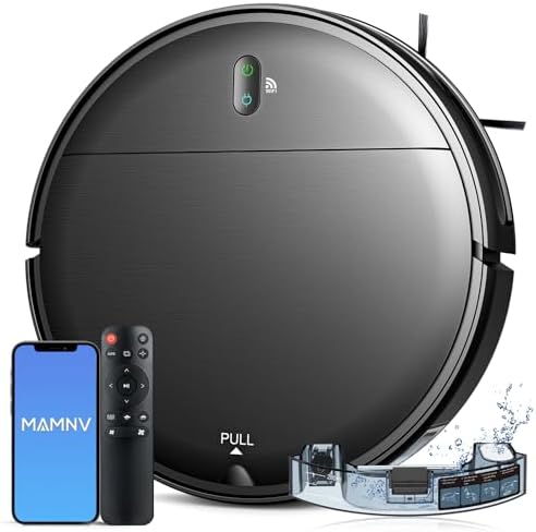 MAMNV Robot Vacuum and Mop,2 in 1 for Carpet & Hard Floor,Robotic...