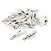 uxcell 25 Pcs Silver Tone Alligator Clips Test Clips Crocodile Clamps
