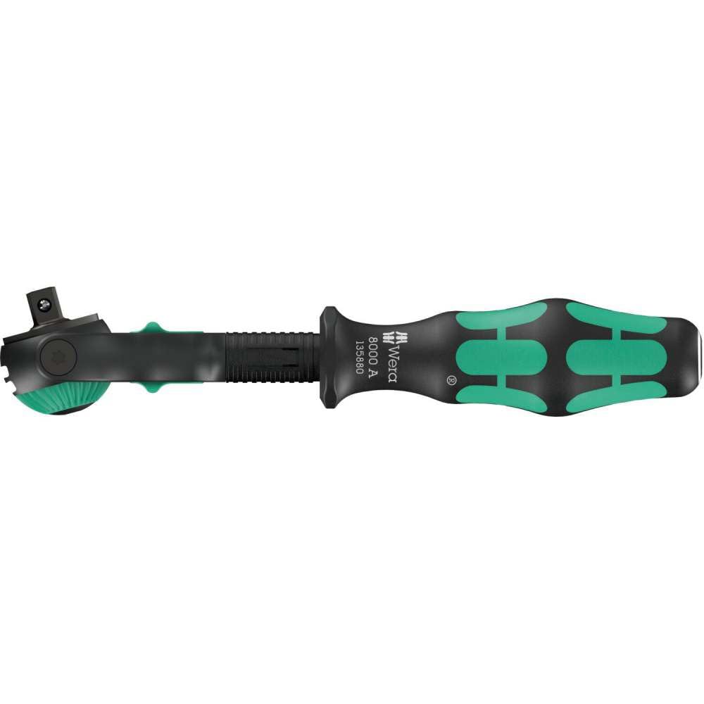 Wera Zyklop Speed Ratchet 8000 A Black Edition, 1/4 Inch