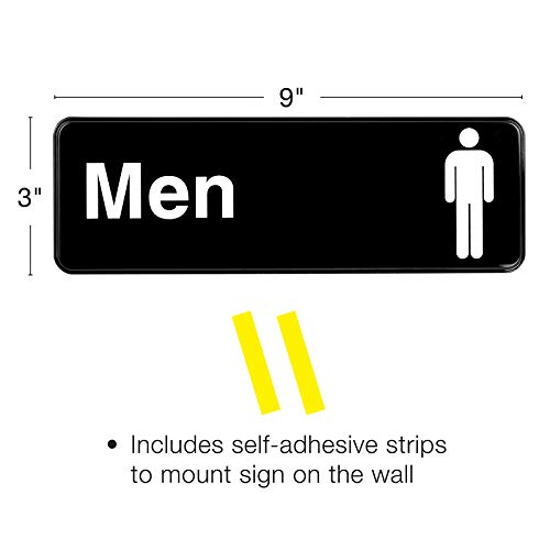 Panneau WC hommes facile à monter avec symboles explicites - 2