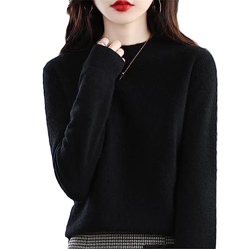 Wool Half-Neck Pullover Autumn/Winter Cashmere Sweater Woman Casual Knitted Tops Jacket
