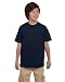 Champion Boys Big Short Sleeve Jersey Tee, Navy, Large