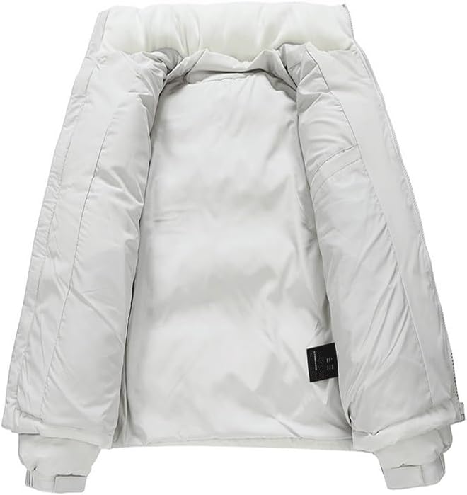 Down Jacket Male Winter White Duck Loose Warm Coat Trendy Brand Men's Top Down-filled