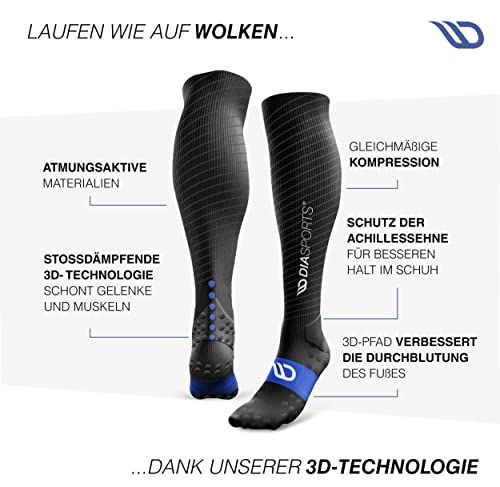 Sport-Kompressionsstrümpfe von Diasports für effektives Training