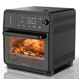 OUNIN 18L Four Multifonction, Four Vapeur 11 en 1 avec Four Fonction Pain, Cuisson Double Étage, Circulation d'air Chaud 360°, 1800W, Poulet Rôti, Gigot, Pain, Viandes et Légumes Cuits à la Vapeur