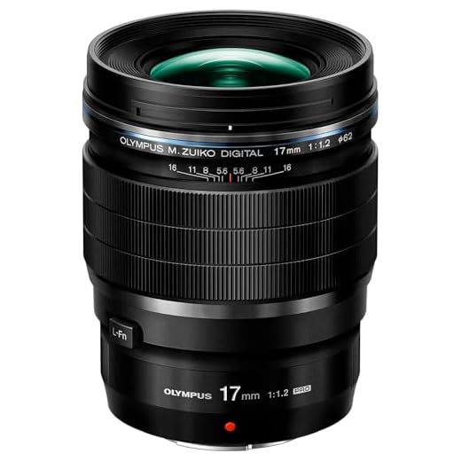 Olympus M.Zuiko Digital ED 17mm F1.2 PRO Objektiv, lichtstarke Festbrennweite, geeignet für alle MFT-Kameras (Olympus OM-D & PEN Modelle, Panasonic G-Serie), schwarz