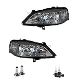 Scheinwerfer rechts Scheinwerfer Set H7/HB3 für Astra G CC F48_ F08_ F35_ F67 inkl. OSRAM Lampen ohne Stellmotor LWR