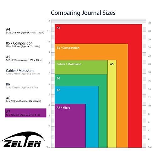 Image of Zelten Loose Leaf Punched Paper Refills Paper for 6 Hole Binder Personal Organizer Diary Notebook Refillable Planner (Favorites,A7 /6 Hole)