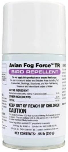 TR Refill Canister, Automated Bird & Woodpecker Repellent Replacement Canister, EPA-Registered, Treats up to 42,000 Cubic Feet, 30-90 Day Protection, Non-Toxic Formula, Made in USA