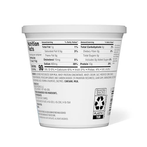 Amazon Grocery, Low Fat Cottage Cheese, Small Curd, 24 Oz (Previously Amazon Fresh, Packaging May Vary)