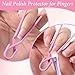 WJIAAA 40Pcs Nail Clips to Hold Nails,Nail Polish Protector for Fingers, Fingers Extension Guards Shaping Painting and Pinching