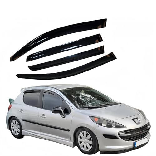 Déflecteurs Peugeot 207 finis la buée et l'eau dans l'habitacle
