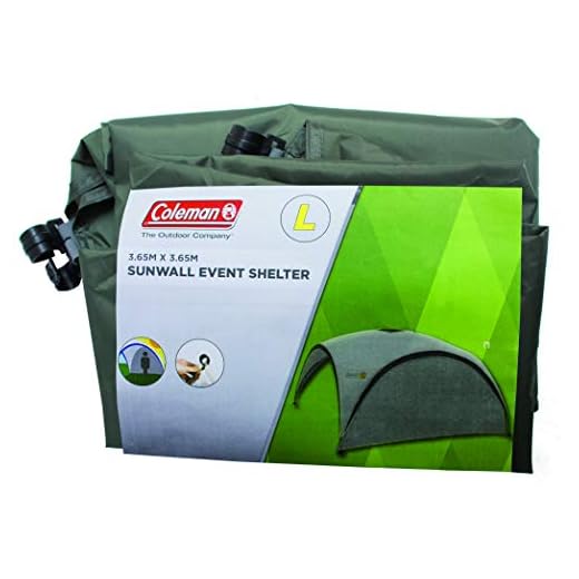 Coleman - Parasol para carpa de eventos, color gris/verde, 12 x 12 pies (3.65 x 3.65 m)