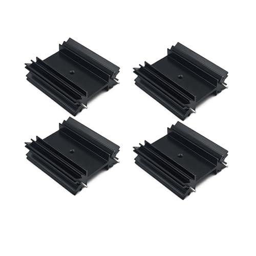 Awxlumv 4Pcs TO-247 Aluminium Heatsink 38mmx34mmx12mm Heat Sink for LM78XX Voltage Regulator Power MOSFET Transistor Cooler Cooling Fin