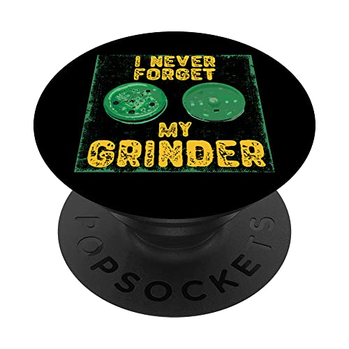 Weed Leaf Blunt Joint Party Marijuana Grinder PopSockets Swappable PopGrip