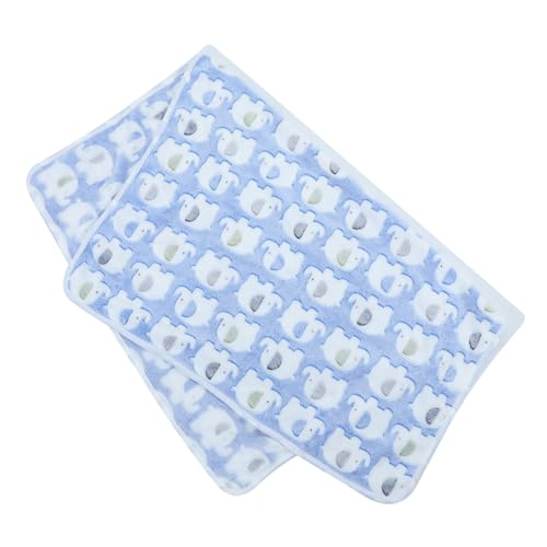 Kisangel 6Z24 Hundedecke Blau Bärenmotive