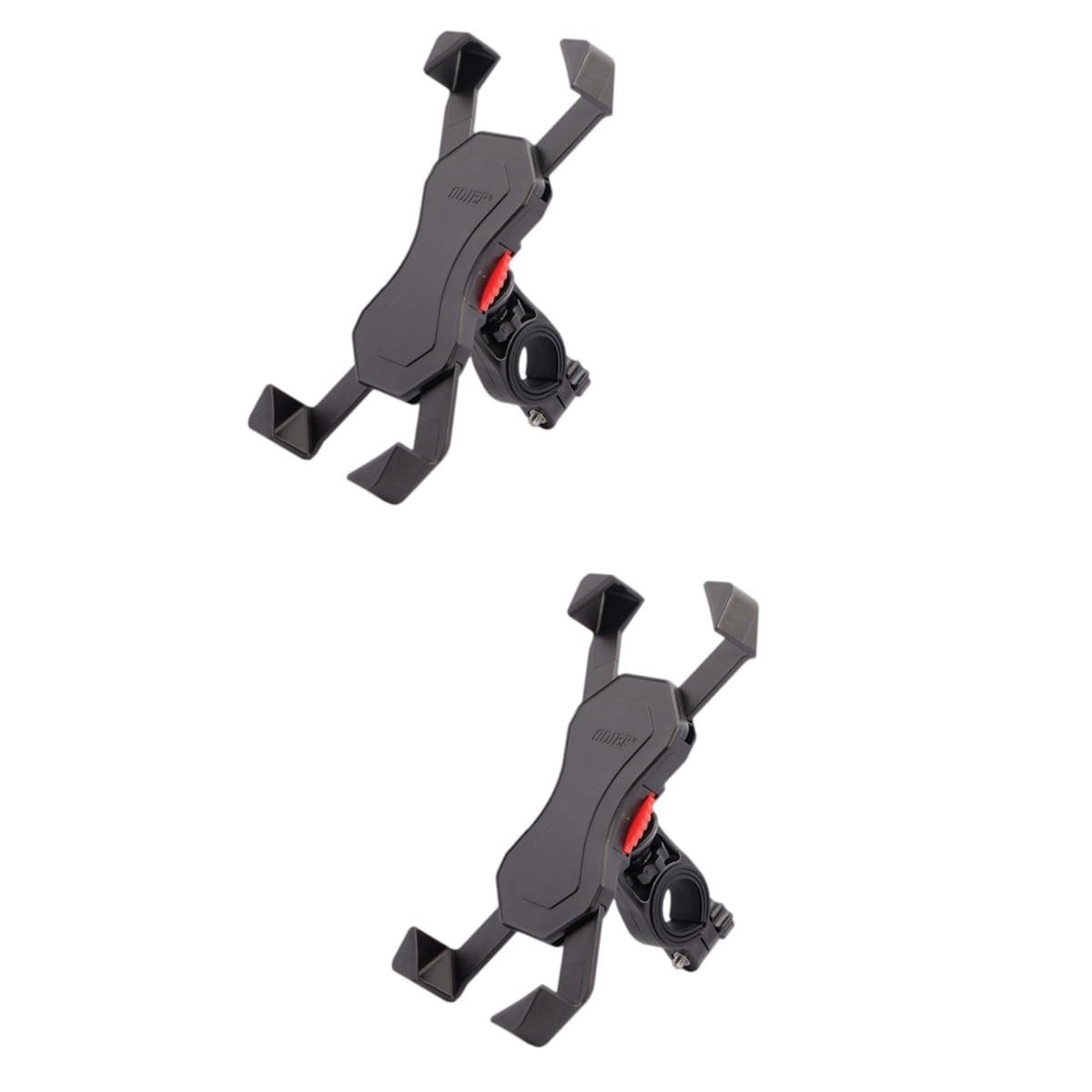 Mikikit Supporto Per Telefono Da 2 Pezzi Per Manubrio Facile Da Installare 4-6 5 Pollici Adatto Nero Gancio Solido Design Alla Moda Supporto Per Telefono Da Bicicletta